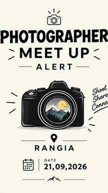 “Photographers/Cinematographers”
#letsmeet
@photographyadd