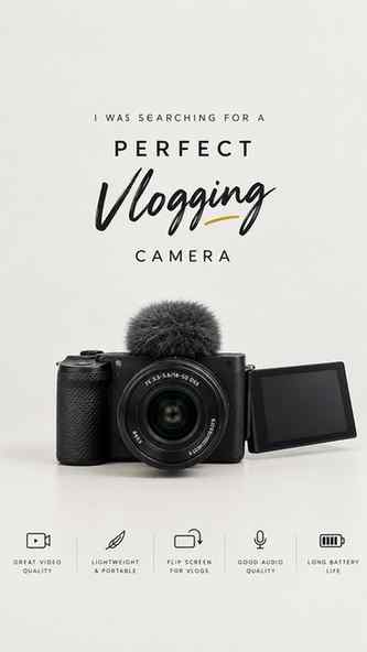I was searching for a Perfect Vlogging Camera!
And Guess Wh