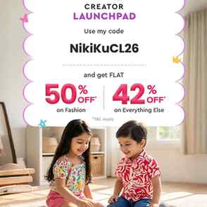 Use my coupon code:-NikiKuCL26❤️❤️
#firstcry #collbrationwi