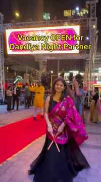 👀
.
Dandiya night, dandiya partner, vacancy open, garba nig