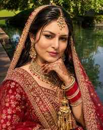 Classic red never goes out of style ❤️
#indianbride #brida