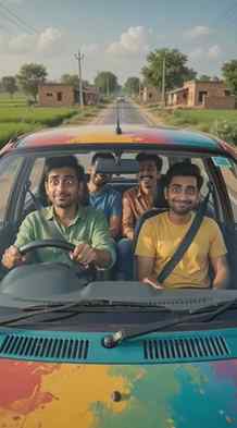दारू पीकर कंधे पर लाद ले गये कार #funnyscene #biharikand #fu