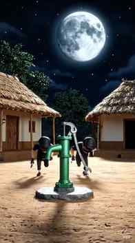 नल भी गया #3DCartoon #FunnyAnimation #ComedyShorts #VillageC