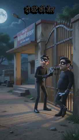 दो घंटे की जेल #PoliceStationTheft #3DCartoon #FunnyAnimatio