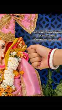 Badha kiya tha aab ja ke aaye ♥️ #ganpatibappa #ganeshfestiv