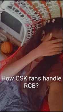 CSK 💛 fan handles RCB❤
. 
. 

. 
. 

#trending #instagramfe