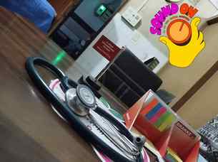 Work mode: Doctor on duty. 🩺