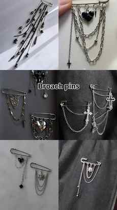 ● Let's make pin broaches🖤 
. These are all over my pininte