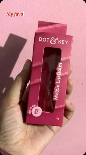 Dot & key MELTIE Lip Balm ♥️
Comment down for the link 🔗