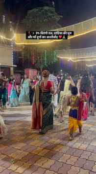 💃✨ रंग-बिरंगी रात, डांडिया की धुन और माँ दुर्गा का आशीर्वाद