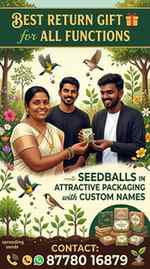 Best return gift 🎁 for all functions 

Seeds ball with attr