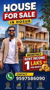 🏡 Income Generating Corner Property for Sale – Hosur 🏡

📍