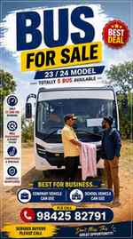 🚌 Bus for Sale
✅ 23/24 Model
✅ Total 5 Buses Available
✅ O