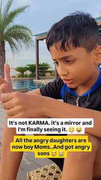 Only boy mom can relate this. Relatable??
#circleoflife .