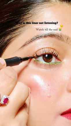 Can you guess which eyeliner is this 🙆🏻
Comment to know w