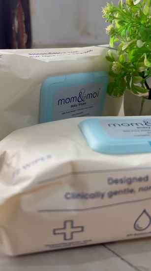 Soft, gentle & made for every little mess! 👶🧡 Mom & Moi Ba