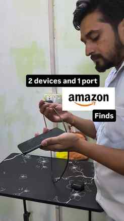 Charge 2 devices at the same time! ⚡
One charger, double con