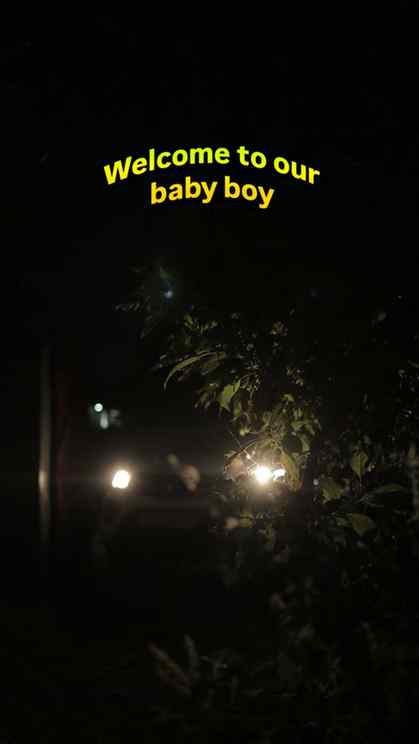 Blessed with a baby boy.....