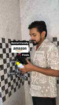 Plastic Shower Caddy keeps your shampoo, conditioner, face w