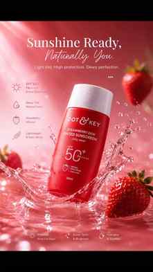 🍓☀️ Glow with confidence. Protect with every drop.
Meet you