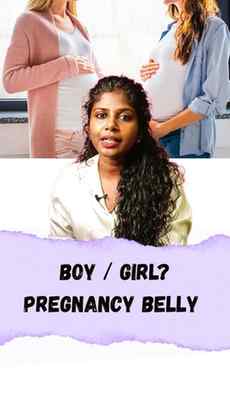 Gender prediction with pregnant belly.

Do you faced it?
.
.