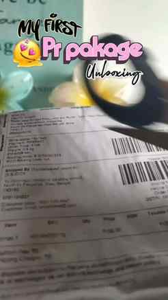 My first pr pakage unboxing video
 Thankyou so much @obuddy.