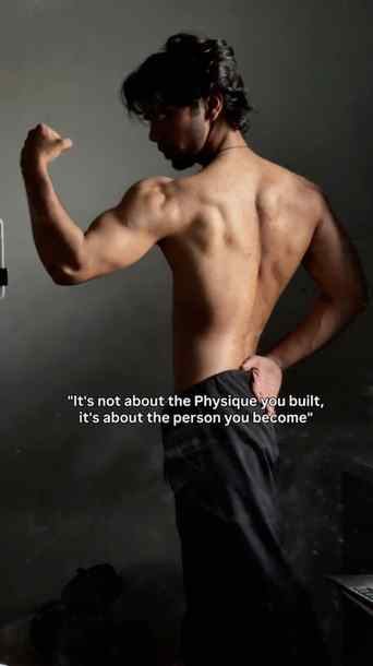 It's about the journey and the person you become while achie