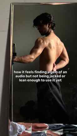 On my way to get jacked and return!
.
(skinny to muscular tr