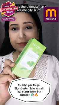 Acne-prone & oily skin walon ke liye ek skincare pick! 💚✨
D