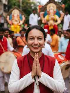 वाजत गाजत बाप्पा आले, सुखाचे सोहळे घेऊन आले!
#ganpatibappa