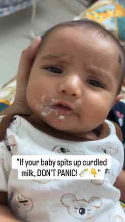Seeing curdled milk can look scary, but it’s actually a tota