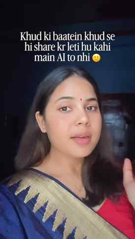 Kahi main AI to nhi 🫠 #reel #viral #instagram #trend #aiart