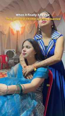 When it finally hits you #bestfriend #yaarkishaadi #dost #vi