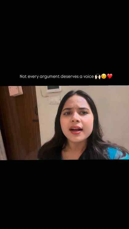 Not every argument deserves a voice 🙌🏻☺️❤️#reels #life #vi