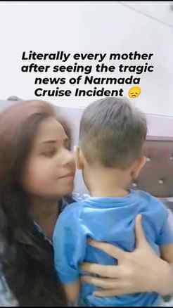 A mother holding her child till the last breath... Some trag
