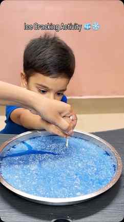 Ice Cracking Activity For Kids 

#toddler #toddleractivities