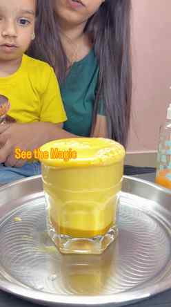 Watch the magic bubble up! 🌋🫧
A simple science experiment 
