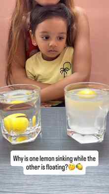 🍋 Plain water or salt water? One lemon, two different resul