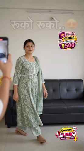 ये खूबसूरत Anarkali Dress मुझे @meeshoapp से सिर्फ ₹333 में
