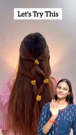 Easy hairstyle with new hack✨

#hairstyle #easy #recreation 