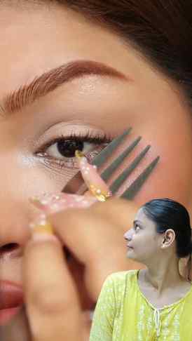 Wing eyeliner hack with fork 🍴
mind blowing

VC- @anabellad