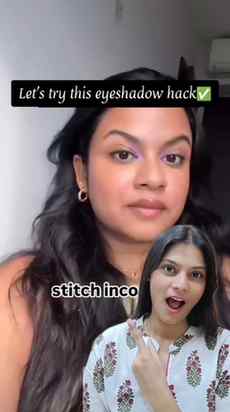 This effortless eyeshadow hack blows your mind🤯✅
Lil pop of