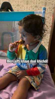Protein intake bhi to jaruri hai na mumma🫣😁

funny toddler