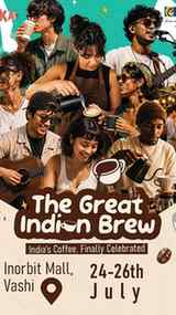 ‼️ Coffee Celebration alert ‼️ 
The Great Indian Brew 
Happe