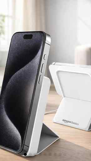 Amazon Basics 10000mAh Magnetic Power Bank - White