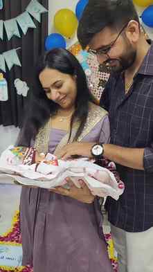 Having a baby is like falling in love again, both with your 