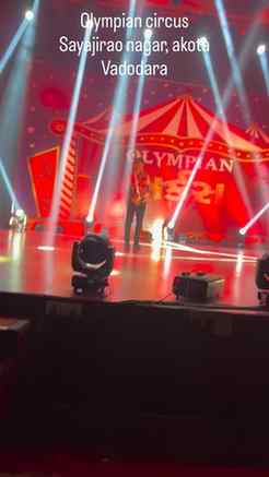 Olympian circus in Vadodara #olympiancircus #circus #vadodar