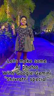 Dm for prompt.. Shivratri special #shivratri #googlegemini #