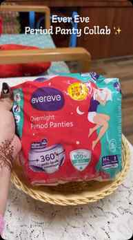 Period days, but make them comfortable. 🤍
Tried Ever Eve P