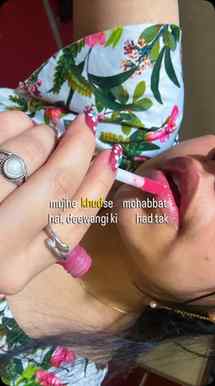 Bas baddie banne ka course kar rahi huin aaj kal 😂💕👀
Lip